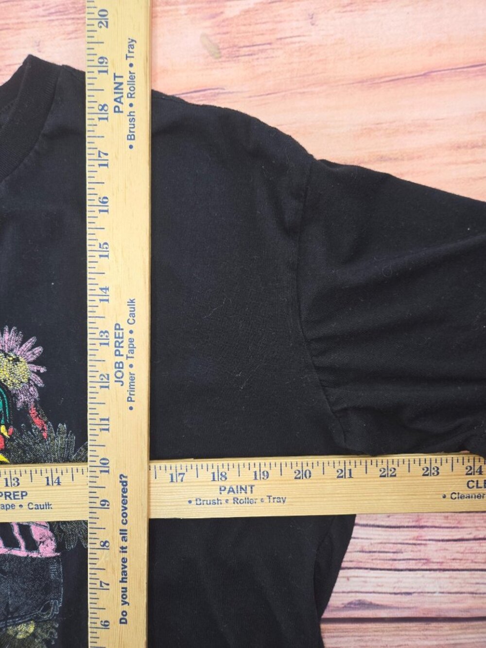 California Dreamin Black Graphic Crop Top Size Large by Social Culture - Picture 6 of 6
